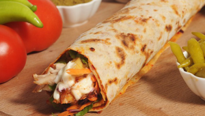 Kaşarlı Tavuk Dürüm